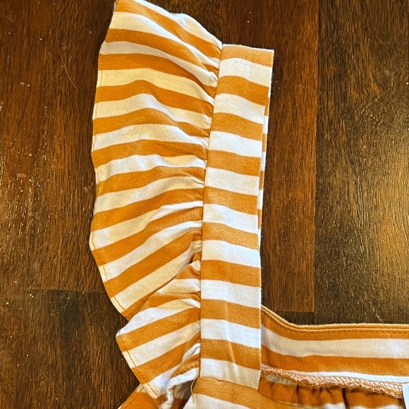 Michael Kors Yellow and Cream Striped Tank Top Sz. L - Picture 3 of 12